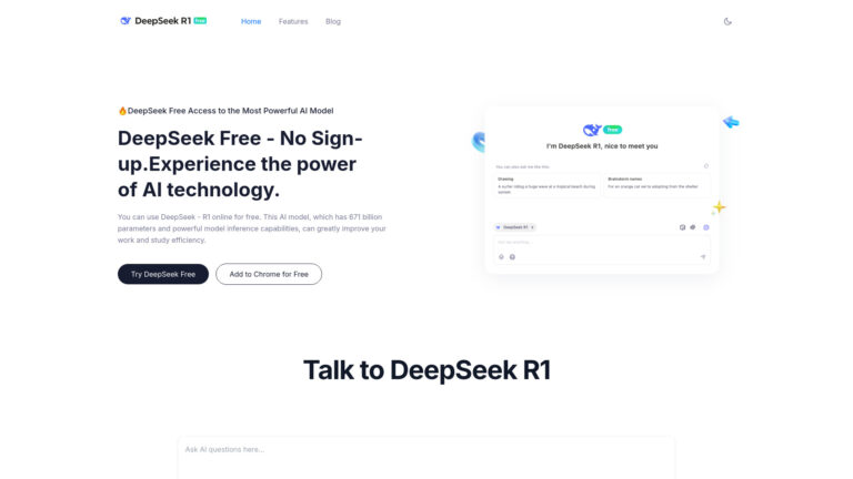 DeepSeek R1 Free