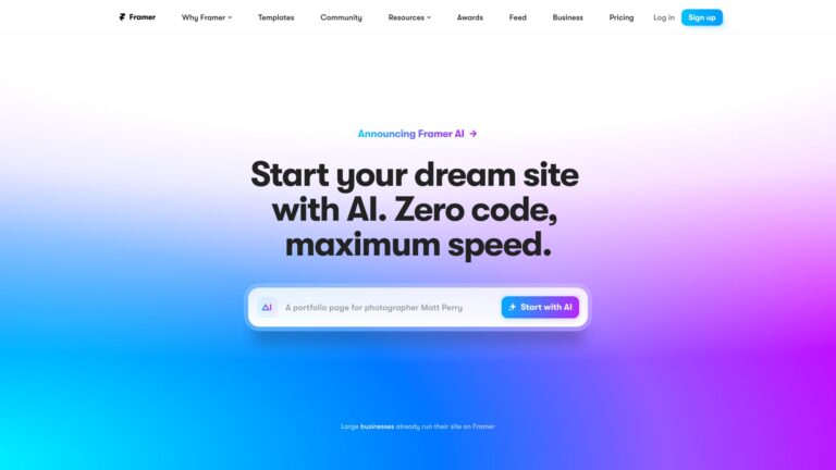 Framer AI