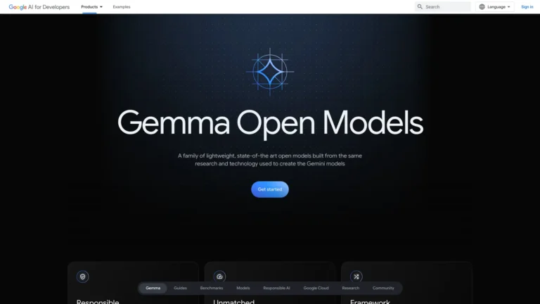 Gemma Open Models by Google