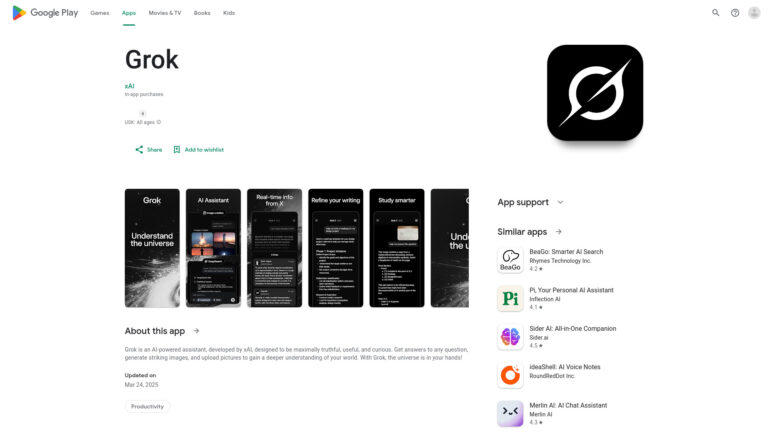 Grok for Android