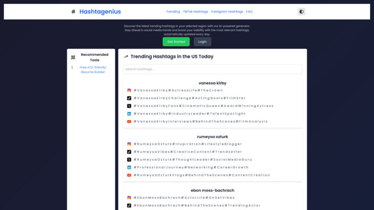 Hashtagenius