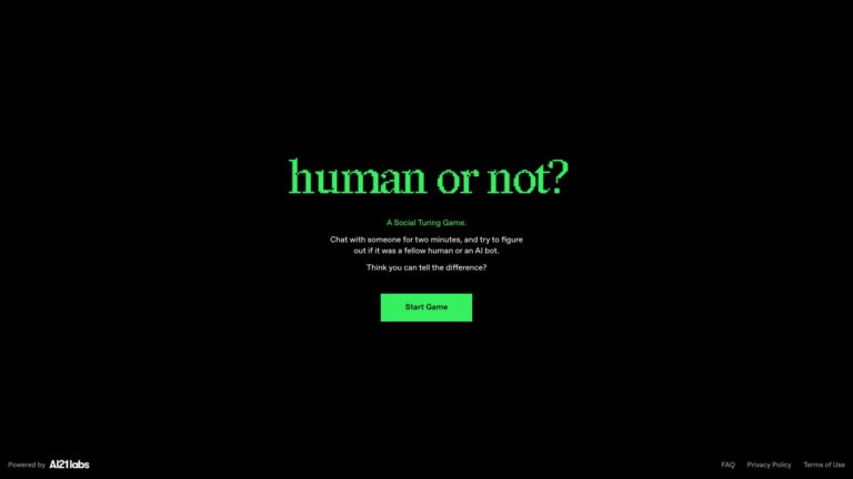 Human or Not?