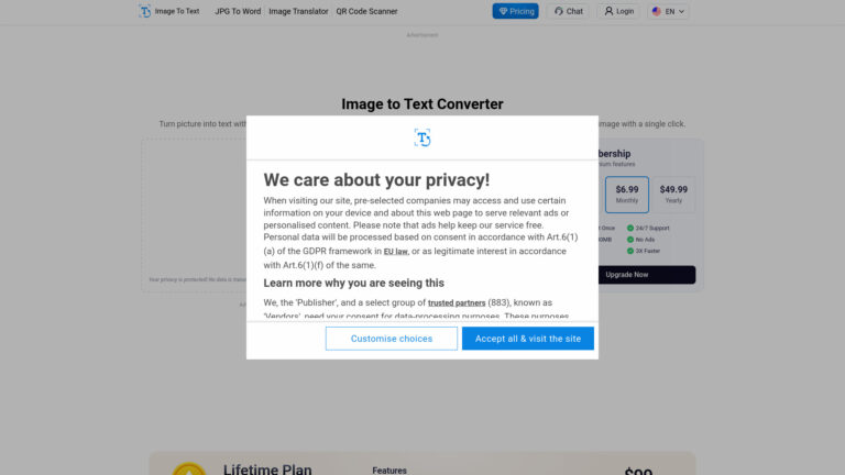 Image to Text Converter IO