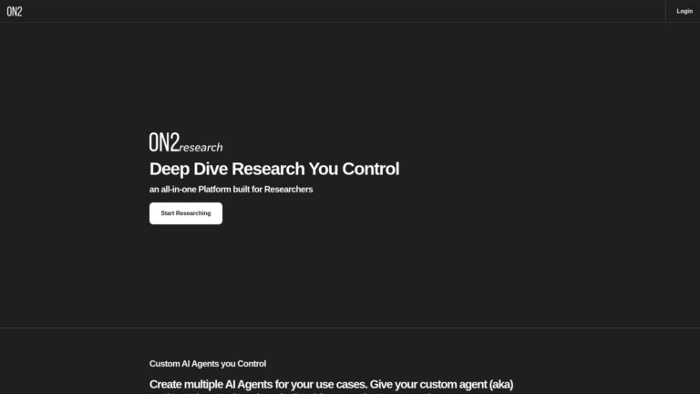 ON2research - Deep Dive Research