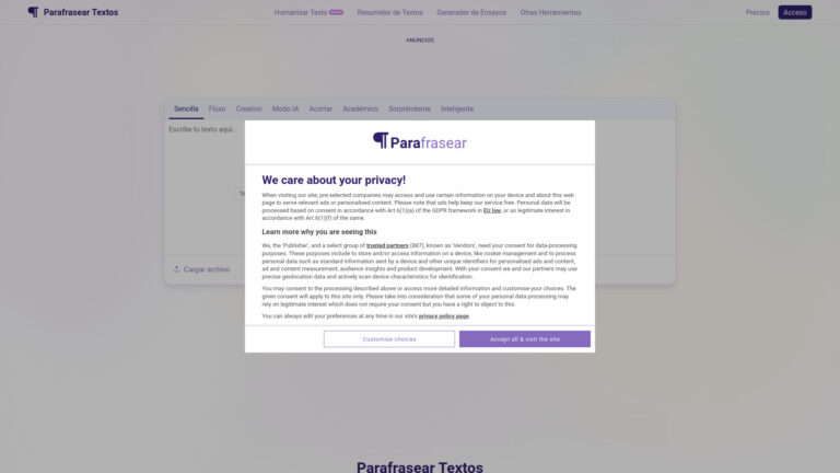 Parafrasear Textos