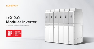 Sungrow zdobywa nagrodę iF Design Award 2025 za swój zupełnie nowy modułowy falownik 1+X 2.0