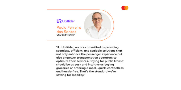 UbiRider wybrany do programu Mastercard Start Path, który pomoże kształtować przyszłość mobilności finansowej