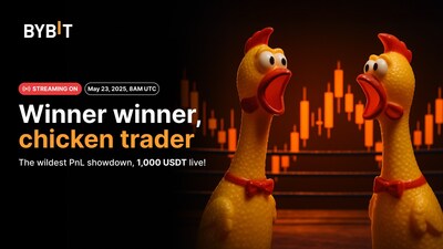 Bybit prezentuje „Chicken Trader”: pierwszy na świecie pokaz handlu drobiem transmitowany na żywo