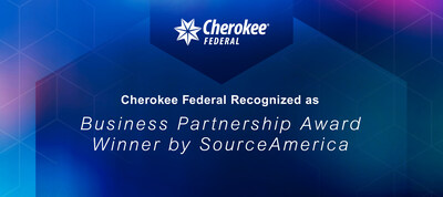 Cherokee Federal uznany za laureata nagrody Business Partnership Award przyznawanej przez SourceAmerica