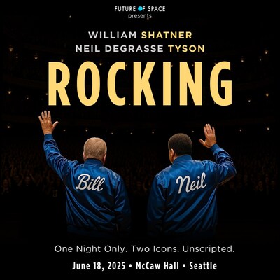 William Shatner kontra Neil deGrasse Tyson: Bez scenariusza. Bez filtra. Nie do przegapienia. — „ROCKING” na żywo w Seattle, 18 czerwca 2025 r.